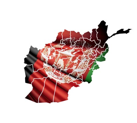 Ahganistan map